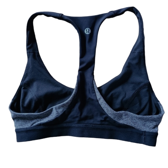 LULULEMON Box It Out Bra in Black/Heathered Black - Size 2 - Picture 6 of 8